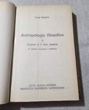Antropologia filosofica/2 : l'uomo e il suo essere
