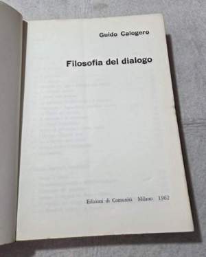 Filosofia del dialogo