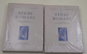 Studi Romani - Anno XLVI nn. 1-2/3-4  - 2 Voll.- completo 1998