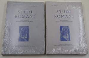 Studi Romani - Anno XLIV - nn. 1-2/3-4 - 2 Voll. - completo 1996