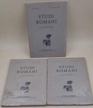 Studi Romani- Anno XXXI - nn. 1-2 3/4 - 3 Voll. completo 1983
