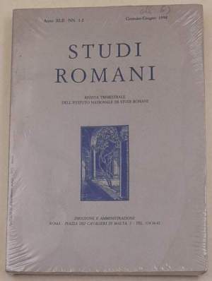 Studi Romani - Anno XLII - nn. 1-2