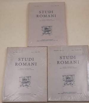 Studi Romani - ZAnno XXIX- nn. 1-2-3/4- 3 Voll.
