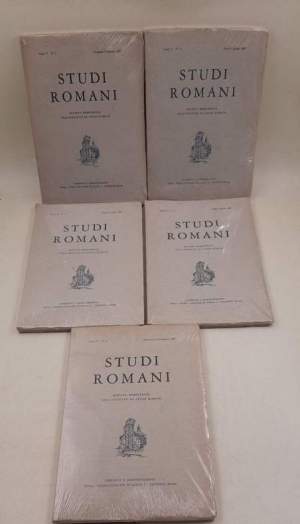 Studi Romani - Anno V . nn. 1-2-3-4-6 - 5 Voll.- completo 1957