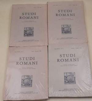 Studi Romani - Anno XXVIII nn. 1-2-3-4- 4 Voll.- completo 1980