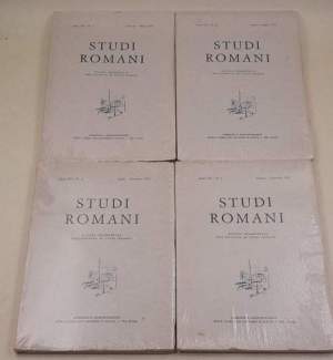 Studi Romani - anno XX, nn. 1-2-3-4  4 Voll.- completo 1972