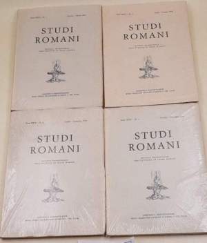 Studi Romani - Anno XXIV nn. 1-2-3-4  4 Voll. completo 1976