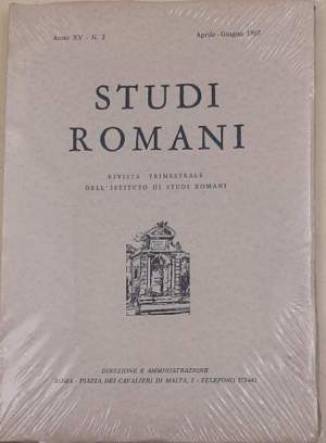Studi Romani - Anno XV, n' 2