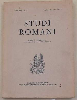 Studi Romani - Anno XXX, n' 3