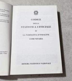 Codice della Statistica Ufficiale - IV - La normativa d'indagine comunitaria