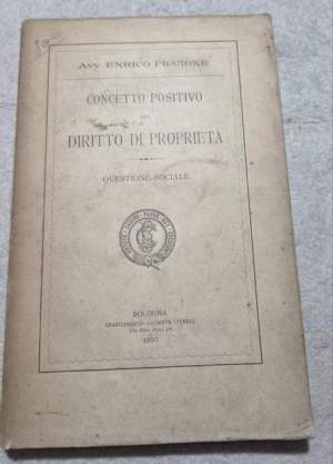 Concetto positivo del Diritto di Proprieta'- Questione sociale