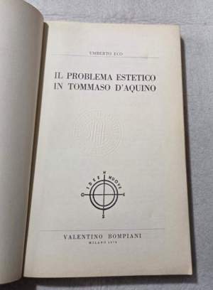 Il problema estetico in Tommaso D'Aquino