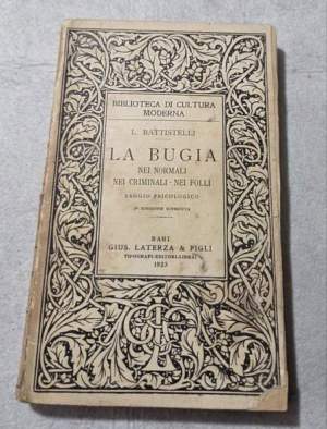 La bugia - Nei normali, nei criminali, nei folli, saggio psicologico