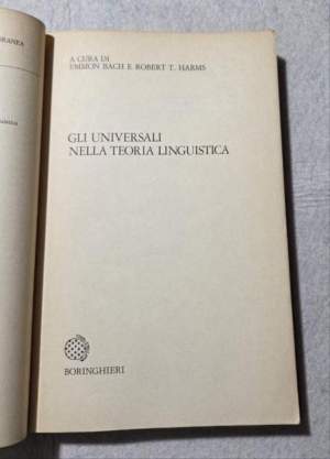 Gli universali nella teoria linguistica