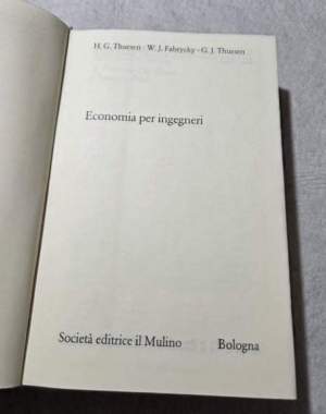 Economia per ingegneri