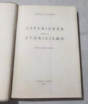 Esperienza dello storicismo