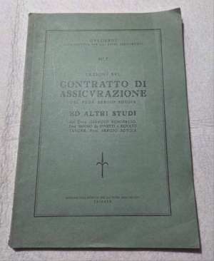 Lezioni sul Contratto di Assicurazione