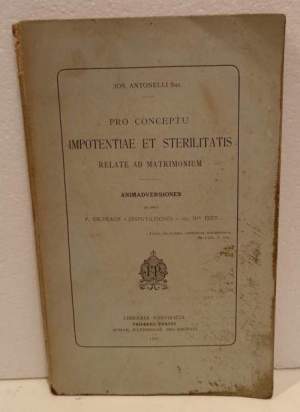 Pro conceptu impotentiae et sterilitatis relate ad matrimonium