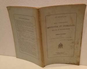 Pro conceptu impotentiae et sterilitatis relate ad matrimonium