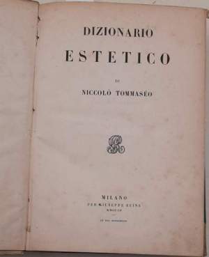 Dizionario estetico