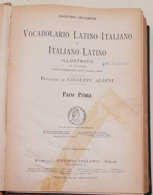 Vocabolario Latino- Italiano e Italiano - Latino- illustrato