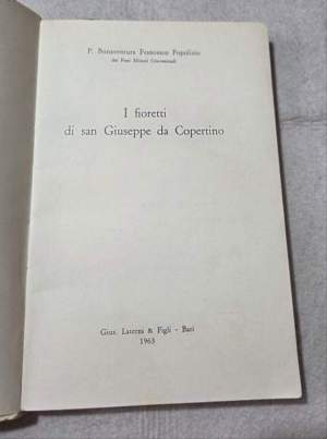I fioretti di San Giuseppe da Copertino