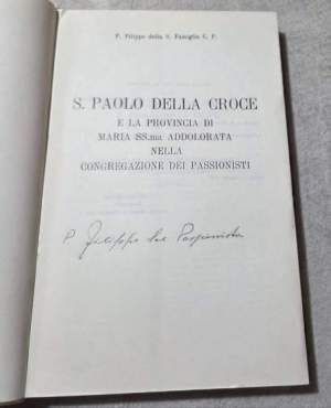 S.Paolo della Croce e la Provincia di Maria SS.ma Addolorata nella Congregazione dei Passionisti