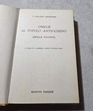 Omelie al popolo antiocheno ( delle statue )