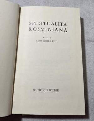 Spiritualita' rosminiana