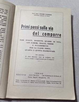 Primi passi sulla via del comporre