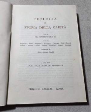 Teologia e storia della Carita'