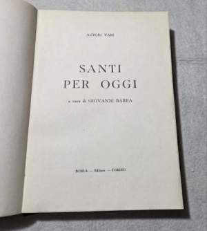 Santi per oggi