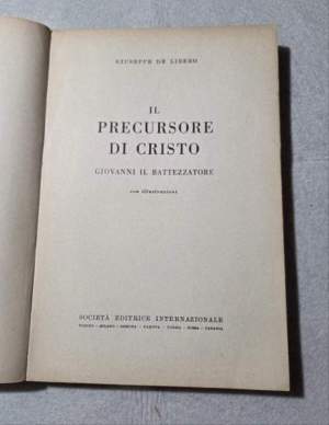 Il precursore di Cristo - Giovanni il battezzatore