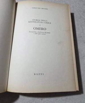 Storia della letteratura greca: I' - Omero