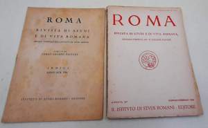 Roma - Rivista di studi e vita romana - Anno XXII num. 1 e Indici  anno XIX