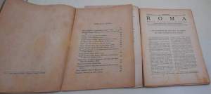 Roma - Rivista di studi e vita romana - Anno XXII num. 1 e Indici  anno XIX