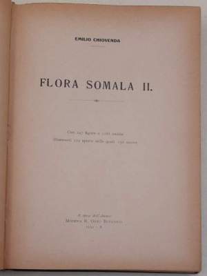 Flora Somala vol. II'