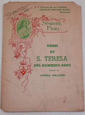 Sparger fiori - Versi di Santa Teresa del Bambino Gesu', musica di Andrea Pirazzini