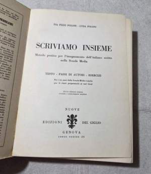 Scriviamo insieme - metodo pratico per l'insegnamento dell'italiano scritto nella Scuola Media