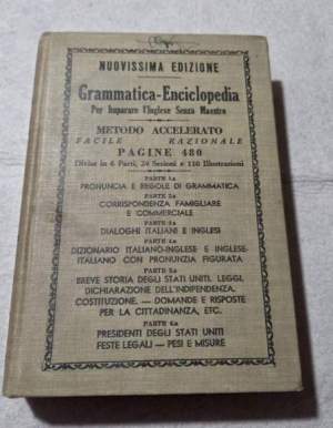 Grammatica - Enciclopedia italiana - inglese per gli italiani degli Stati Uniti