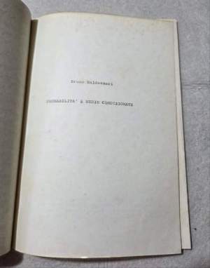 Probabilita' e medie condizionate