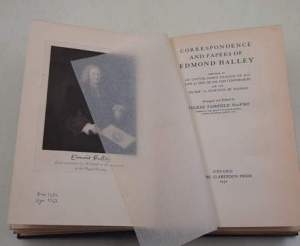 Correspondence and papers of Edmond Halley