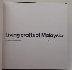 Living craft of Malaysia