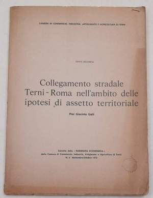 Collegamento stradale Terni-Roma nell'ambito delle ipotesi di assetto territoriale