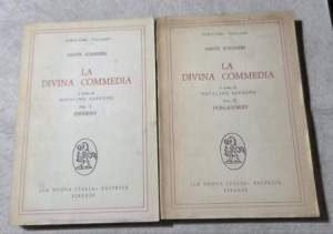 La Divina Commedia -  Vol. I' e II'- Inferno - Purgatorio