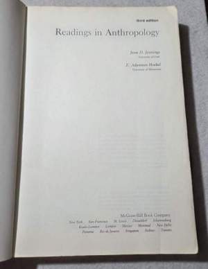 Readings in Antrophology