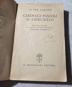 Le tre corone Carducci - Pascoli - D'Annunzio