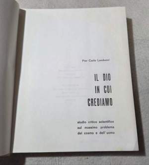Il Dio in cui crediamo