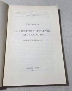 La struttura letteraria dell'Apocalisse