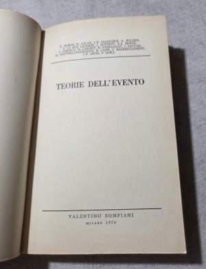 Teorie dell'evento